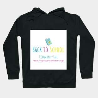 Back to School Community Fair Book Logo Hoodie